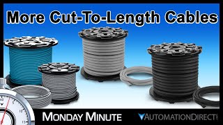 Food amp Beverage Cables Industrial Ethernet amp Control Cables  Monday Minute at AutomationDirect [upl. by Caughey]