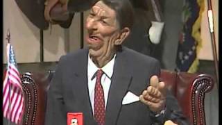 Spitting Image An Audience with Ronald Reagan [upl. by Mareld]