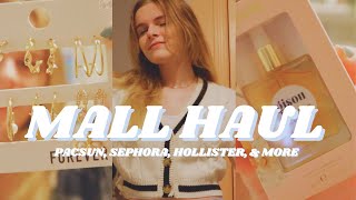 TryOn Clothing Haul  Sephora Hollister Forever 21 amp more [upl. by Eadwina]