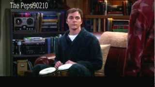 The Big Bang Theory  Sheldon play bongos [upl. by Leunamme487]