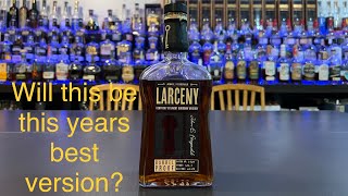 Larceny C923 Barrel Proof Kentucky Straight Bourbon Whiskey Uncorking [upl. by Sivel694]