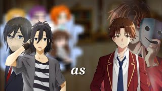 🇬🇧🇺🇸🇧🇷🇷🇺 COTE  Horimiya react to Miyamura as Ayanokoji Kiyotaka  gacha react [upl. by Kort]