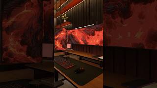 DIY Desk Setup Transformation gamingsetup desksetup setup gaming interiordesign pcsetup [upl. by Alyekahs]