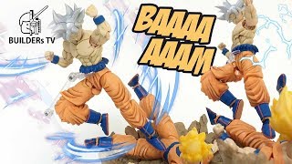 Dragon Ball Super Stop Motion  Figurerise Standard Son Goku Ultra Instinct Speed Build Review [upl. by Nahsin94]