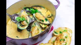 Mussels In Lemon Garlic Butter Sauce [upl. by Aenad]