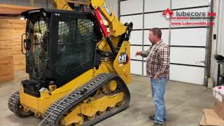 CAT 259D3 Skid Steer Lubecore MN auto Greasing System Overview [upl. by Georgi]