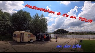 MaScottchen amp Co on Tour  Magnetfischen an der Elbe mit Hochwasser [upl. by Yggam]