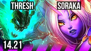 THRESH amp Jinx vs SORAKA amp Vayne SUP  0214  KR Master  1421 [upl. by Eliza]