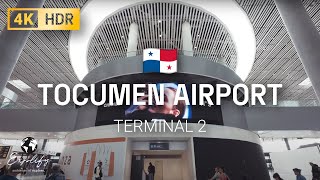 Walking Tocumen International AirportPTY  Terminal 2  🇵🇦Panama Panama City 4KHDR [upl. by Kwarteng]