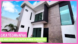 🏡 Casa TEZAHUAPAN ✅ ACABADOS INCREÍBLES ‼️ CUAUTLA MORELOS [upl. by Eerihs]