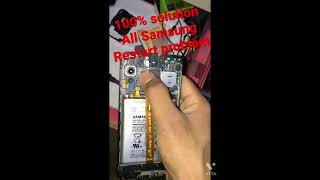 1000 solution restart problem all Samsung mobile full video on my channel [upl. by Liana]