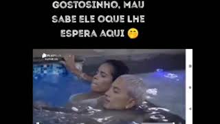 STHE E DYNHO NA PISCINA SEM NOÇÃO😱🤢🔞sthefanematos dynhoalves mcmirella afazenda13 treta [upl. by Nadaba51]