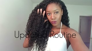 Updated Crochet Braid Routine for Deep Twist Hair [upl. by Sinnylg]