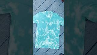 FAVORITE TIE DYE BLEACH craftykirsty tiedye bleachdye craft crafting tiedyetutorial shorts [upl. by Atnahs]