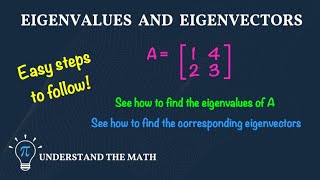 Learn How to Find Eigenvalues and Eigenvectors in Just 5 Minutes [upl. by Adnalro]