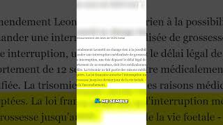 Droit à lavortement la veille de laccouchement si lenfant est atteint de trisomie 21 [upl. by Assetal793]