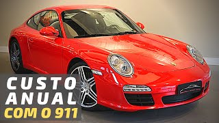 PORSCHE 911 CUSTO ANUAL NO BRASIL [upl. by Romaine]