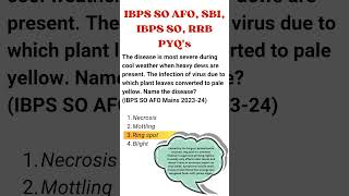 IBPS AFO Past Year Questions shorts ibps ibpsafo ibpsafomains [upl. by Nipahc]