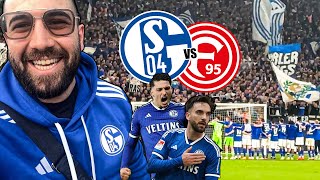 FC SCHALKE 04 vs FORTUNA DÜSSELDORF STADIONVLOG 🔵⚪️ Mein erstes Mal im Stadion 🥹💪 [upl. by Sapers]