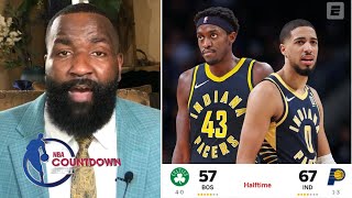 ESPN reacts to Indiana Pacers beat Boston Celtics 6757 at half Pascal Siakam 17 Pts Tatum 15 Pts [upl. by Penelope]