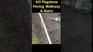 DIY Landscaping Episodes Weekly Flagstone Paving Seriesshorts [upl. by Harned647]