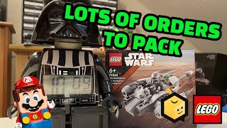 Packing Bricklink Orders  LEGO Vlog 31  Starting a Bricklink Store in 2023 [upl. by Fusco]