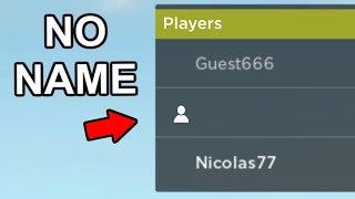 This Roblox Player Has NO NAME [upl. by Enialed442]