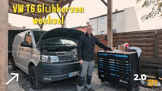 VW T6 20 TDI Glühkerzenwechsel Tutorial [upl. by Perrine]