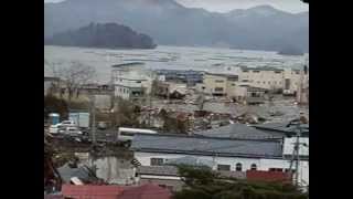 2011 Japan Tsunami Yamada stabilized with Deshaker [upl. by Arlen]