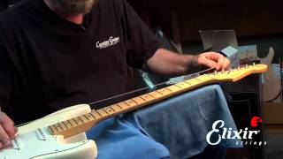 How to Restring your Stratocaster with John Carruthers  ELIXIR Strings [upl. by Yeniar]