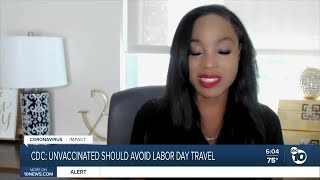 CDC recommends those unvaccinated avoid Labor Day travel [upl. by Aicatsal]