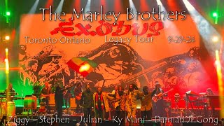 quotExodusquot Marley Brothers Legacy Tour 2024 Toronto Ziggy Stephen Julian KyMani Damian JrGong [upl. by Menken]