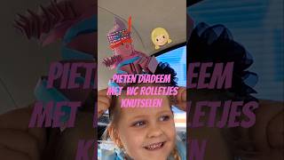 Pieten diadeem met wc rolletjes knutselen craft diy subscribe [upl. by Antony]