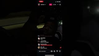 Rod Wave Going Over 100 MPH again On IG Live [upl. by Freudberg509]