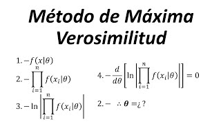 Funcionamiento del Método de Máxima Verosimilitud [upl. by Kelwen612]