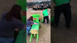 Piston type cattle and sheep hay baler suitable for small farms capable of silage and dry storage [upl. by Yenittirb465]