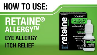 HOW TO Use Retaine Allergy by OCuSOFT [upl. by Irrehc]