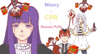 CPR x Misery x Reeses Puffs  Frieren animation [upl. by Amalbena]