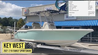 Review of the 2021 Key West 219 Family Sportsman  Incredibly Affordable Outdoor Family Fish Fun [upl. by Yartnod891]