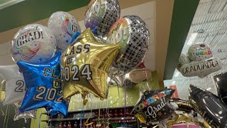 Class 2024 Balloons Ideas for Gifts for the Graduating Students balloons balloondecor graduating [upl. by Yekim]