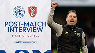 👊 quotA Strong Second Half Responsequot   Post Match Interview  QPR vs Rotherham United [upl. by Rachelle]