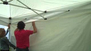 Bevestigen van zijwand Quick Folding Tent 3x3AVI [upl. by Ricardo]