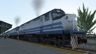 Train Simulator 2015 HD EXCLUSIVE TriRail EMD F40PHL2 Physics Mod Released 22615 [upl. by Sterner]