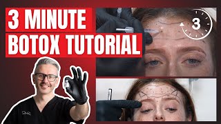 Simple Botox Tutorial  Common Botox Patterns  Botox Units Guide [upl. by Justinn]