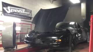 1999 Corvette dyno test at Speed Inc  Schaumburg IL [upl. by Wellesley]