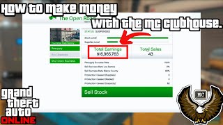 GTA 5 ONLINE  How to make money with the MC clubhouse in 2024 Ultimate Guide [upl. by Mutz]