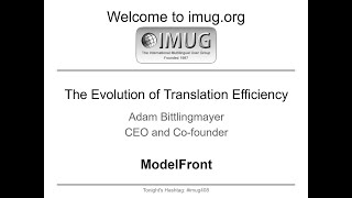 The Evolution of Translation Efficiency  IMUG 20240320 [upl. by Sidwohl]