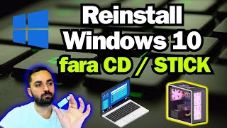 Cum poti reinstala Windowsul fara CD sau fara un stick USB [upl. by Nerak]