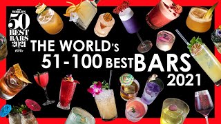 The World’s 50 Best Bars 2021 51100 List [upl. by Ennaej]