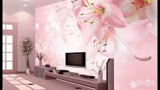 New design wallpaper install wallpaper LED walls2025 ka new design wallpaper or paint ki duniya [upl. by Jedlicka775]